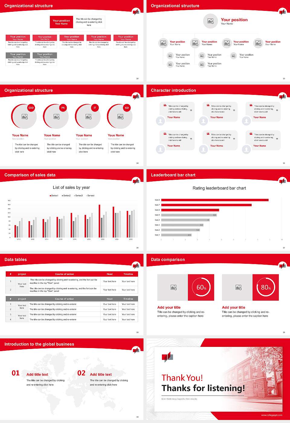 Baden-Württemberg Cooperative State University Academic Presentation/Research Findings Report PPT Template16:9 ratio PPT effect preview image4