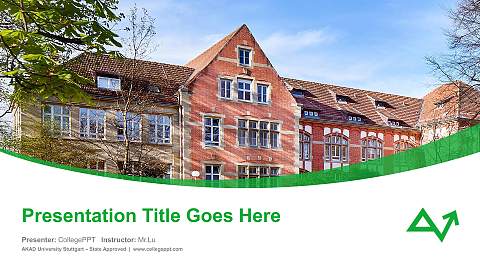 AKAD University Stuttgart – State Approved Course/Courseware Creation PPT Template