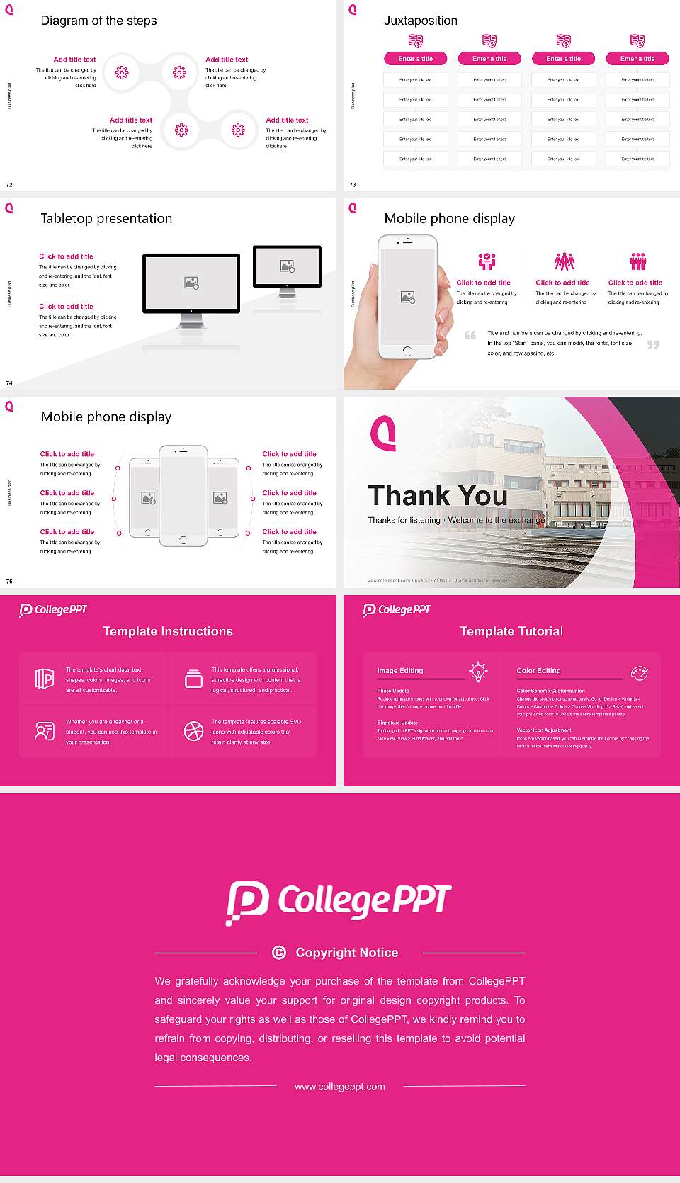 University of Music, Drama and Media Hanover Competition/Entrepreneurship Contest PPT Template16:9 ratio PPT effect preview image9