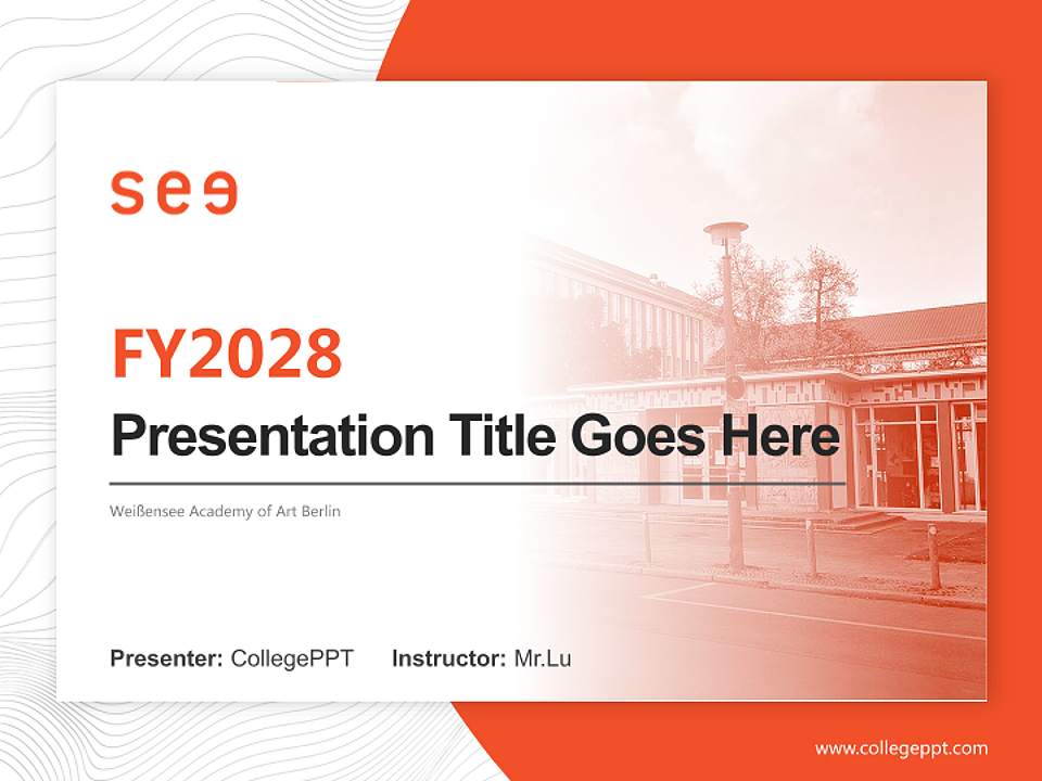 Weißensee Academy of Art Berlin Academic Presentation/Research Findings Report PPT Template4:3 ratio PPT effect preview image5