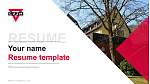 YMCA University of Applied Sciences Resume Templat PPT