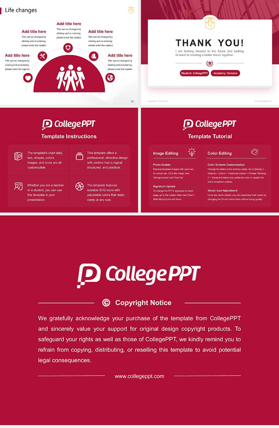 University of Osnabrück National Scholarship Defense PPT Template4:3 ratio PPT effect preview image4