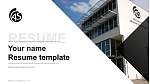 Albstadt-Sigmaringen University Resume Templat PPT