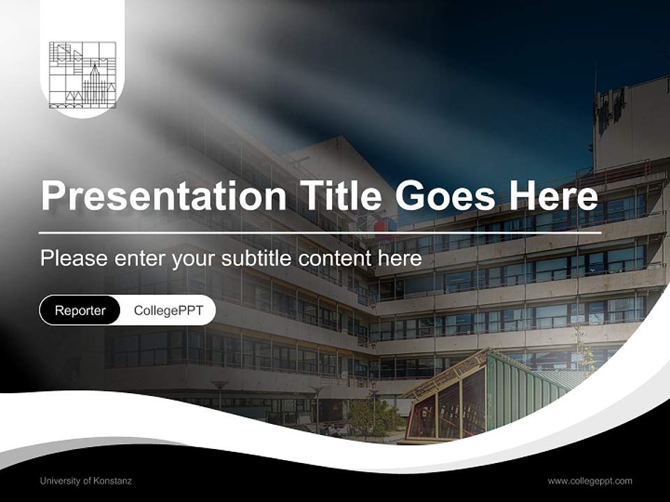 University of Konstanz Lecture Sharing and Networking Event PPT Template4:3 ratio PPT effect preview image4