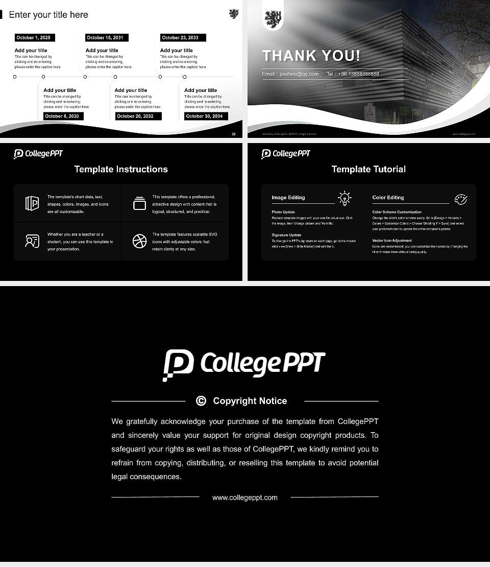 University of Wuppertal – Haspel campus Lecture Sharing and Networking Event PPT Template16:9 ratio PPT effect preview image4