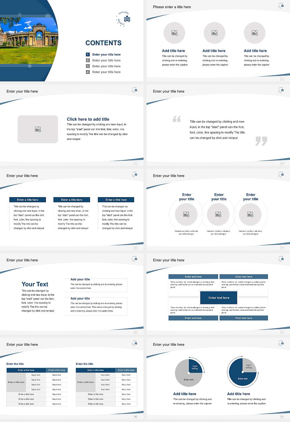 University of Potsdam Course/Courseware Creation PPT Template16:9 ratio PPT effect preview image2