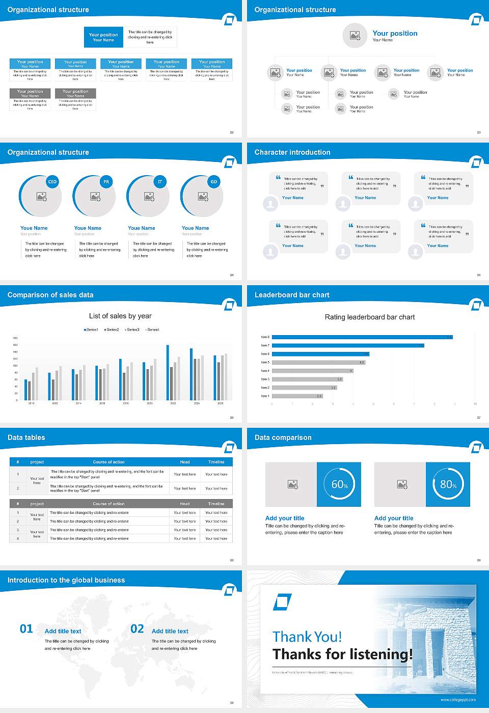University of Public Service in Bavaria – Herrsching campus Academic Presentation/Research Findings Report PPT Template16:9 ratio PPT effect preview image4