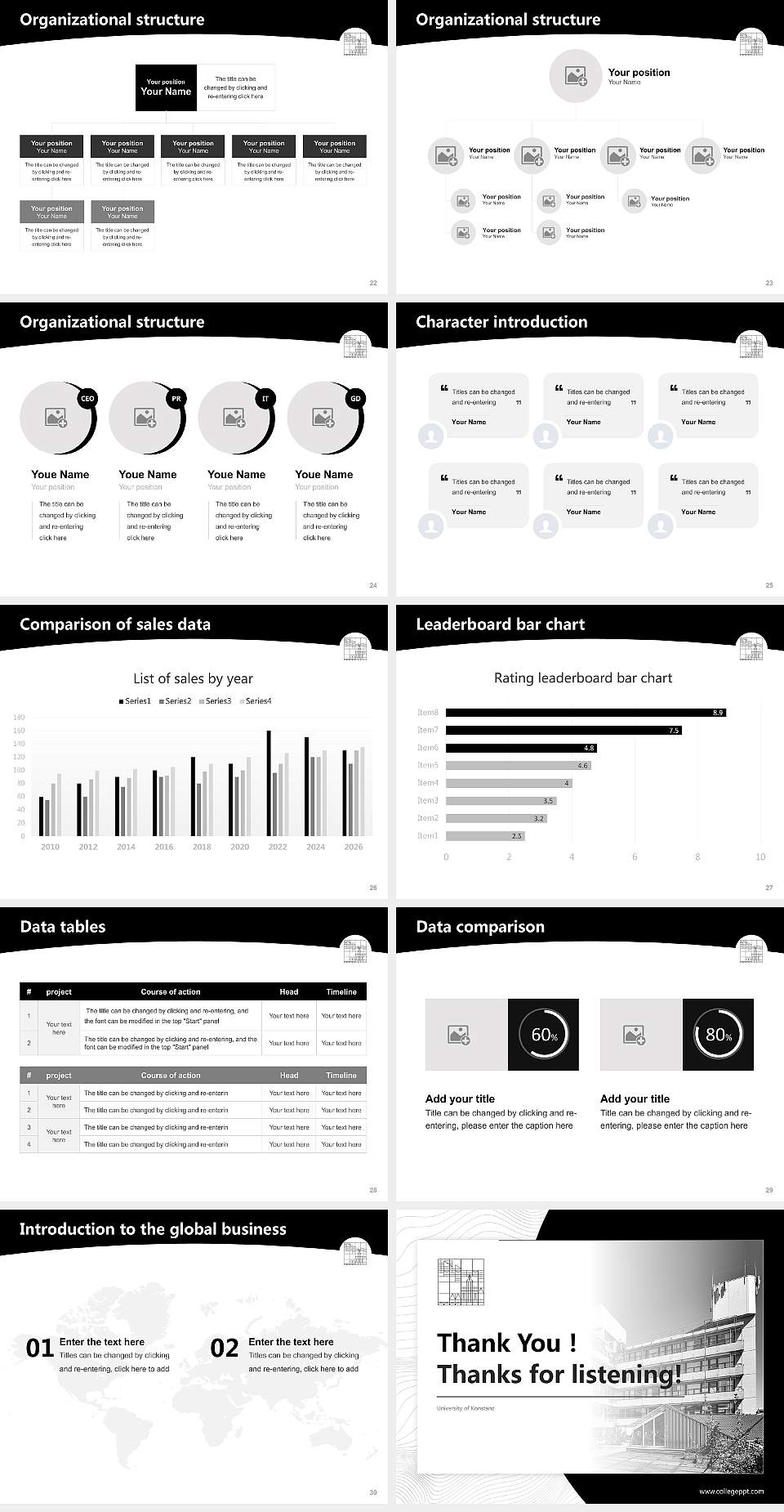 University of Konstanz Academic Presentation/Research Findings Report PPT Template4:3 ratio PPT effect preview image4