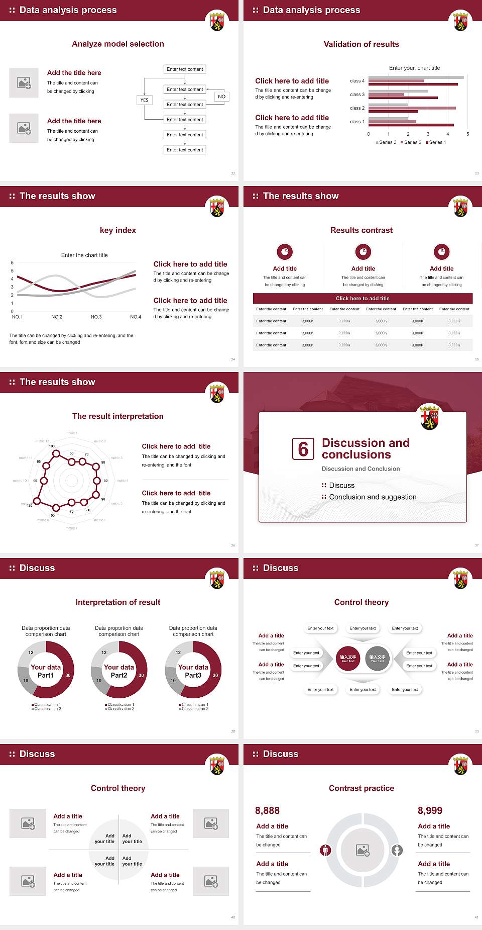 University of Public Administration Rhineland-Palatinate Graduation Thesis Defense PPT Template4:3 ratio PPT effect preview image5