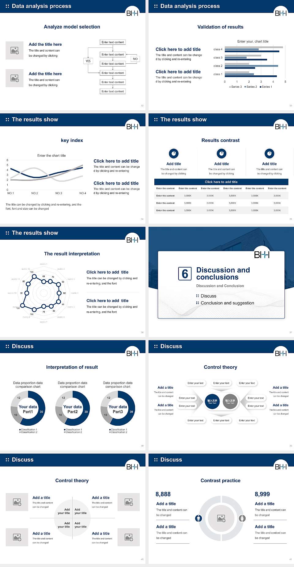 Vocational University Hamburg Graduation Thesis Defense PPT Template4:3 ratio PPT effect preview image5