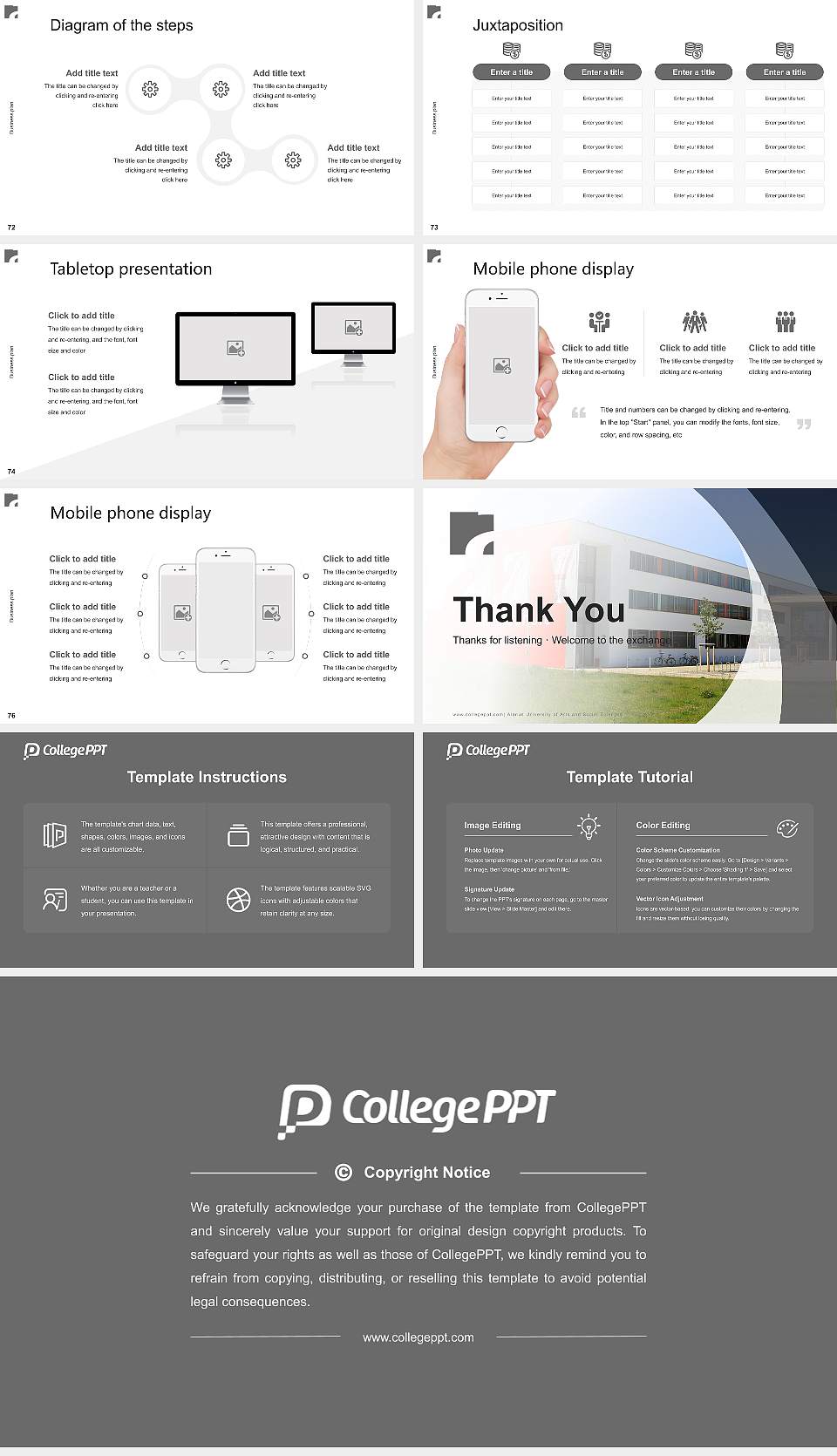 Alanus University of Arts and Social Sciences Competition/Entrepreneurship Contest PPT Template16:9 ratio PPT effect preview image9
