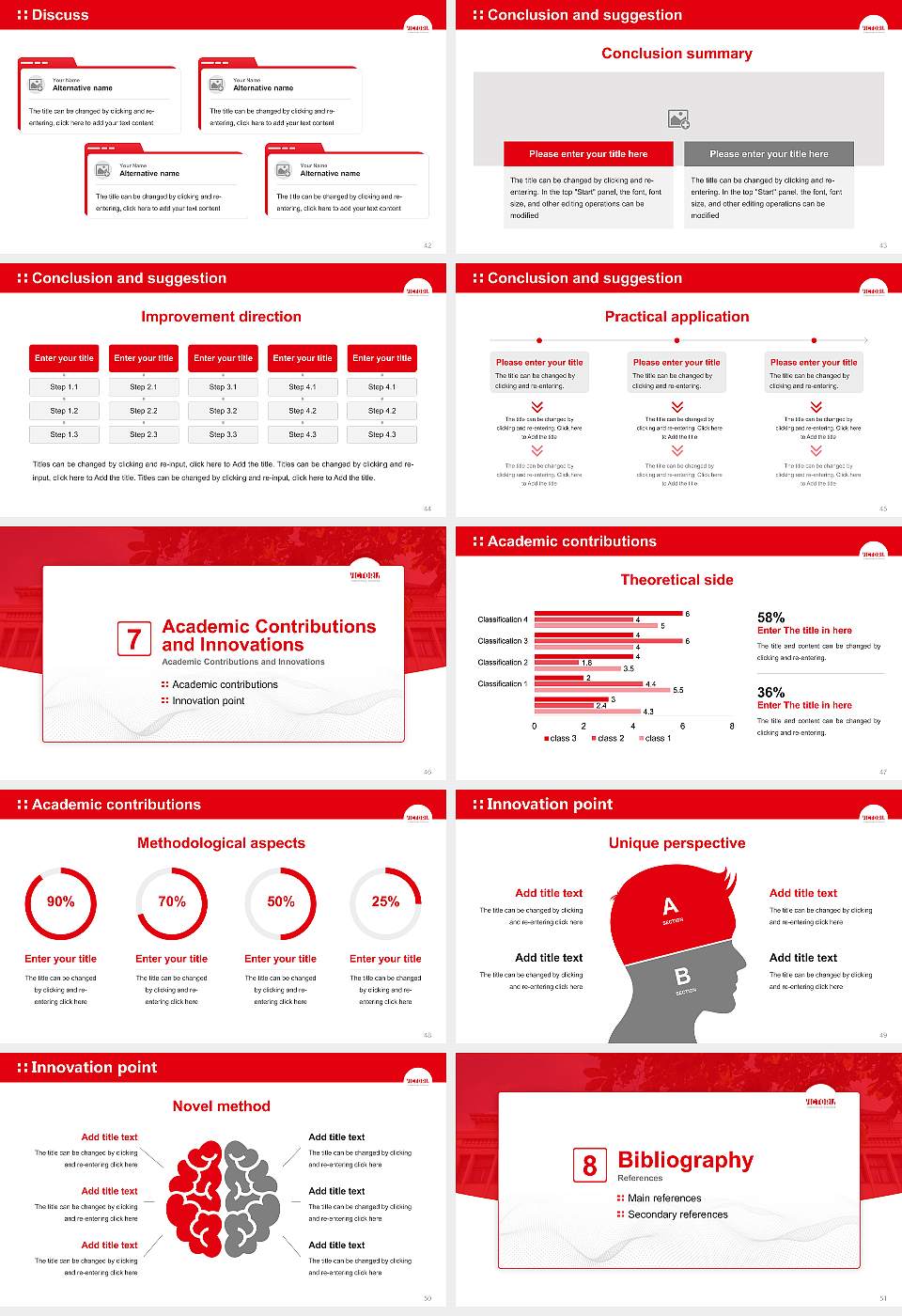 VICTORIA International University of Applied Sciences Graduation Thesis Defense PPT Template16:9 ratio PPT effect preview image6