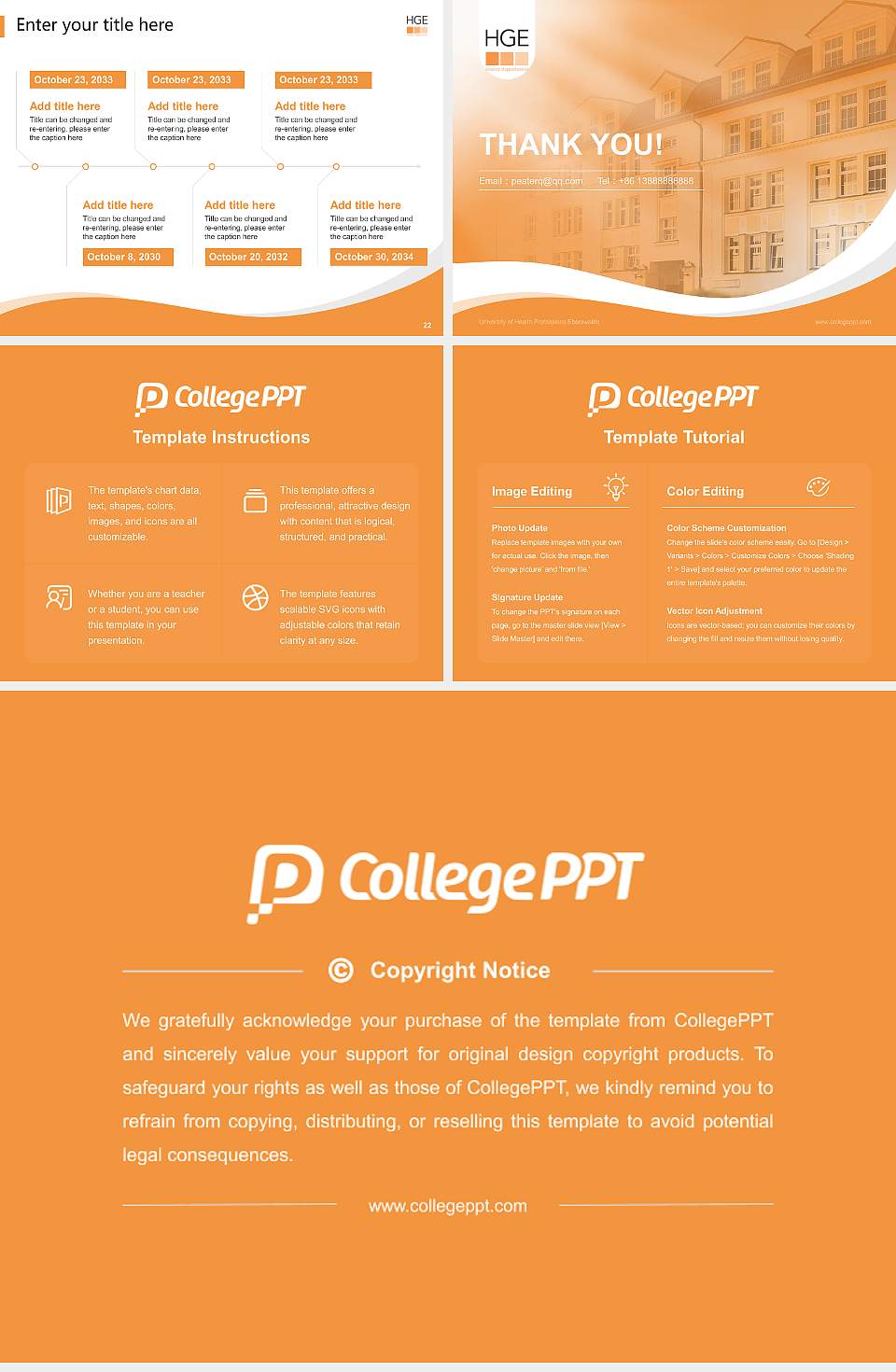 University of Health Professions Eberswalde Lecture Sharing and Networking Event PPT Template4:3 ratio PPT effect preview image4