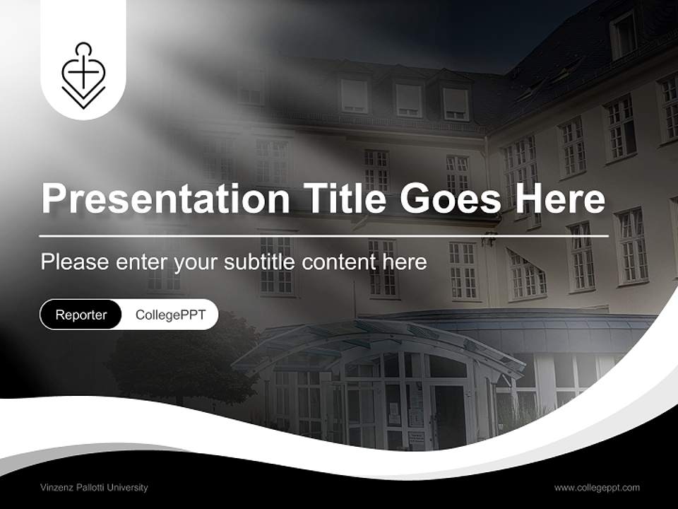 Vinzenz Pallotti University Lecture Sharing and Networking Event PPT Template4:3 ratio PPT effect preview image4