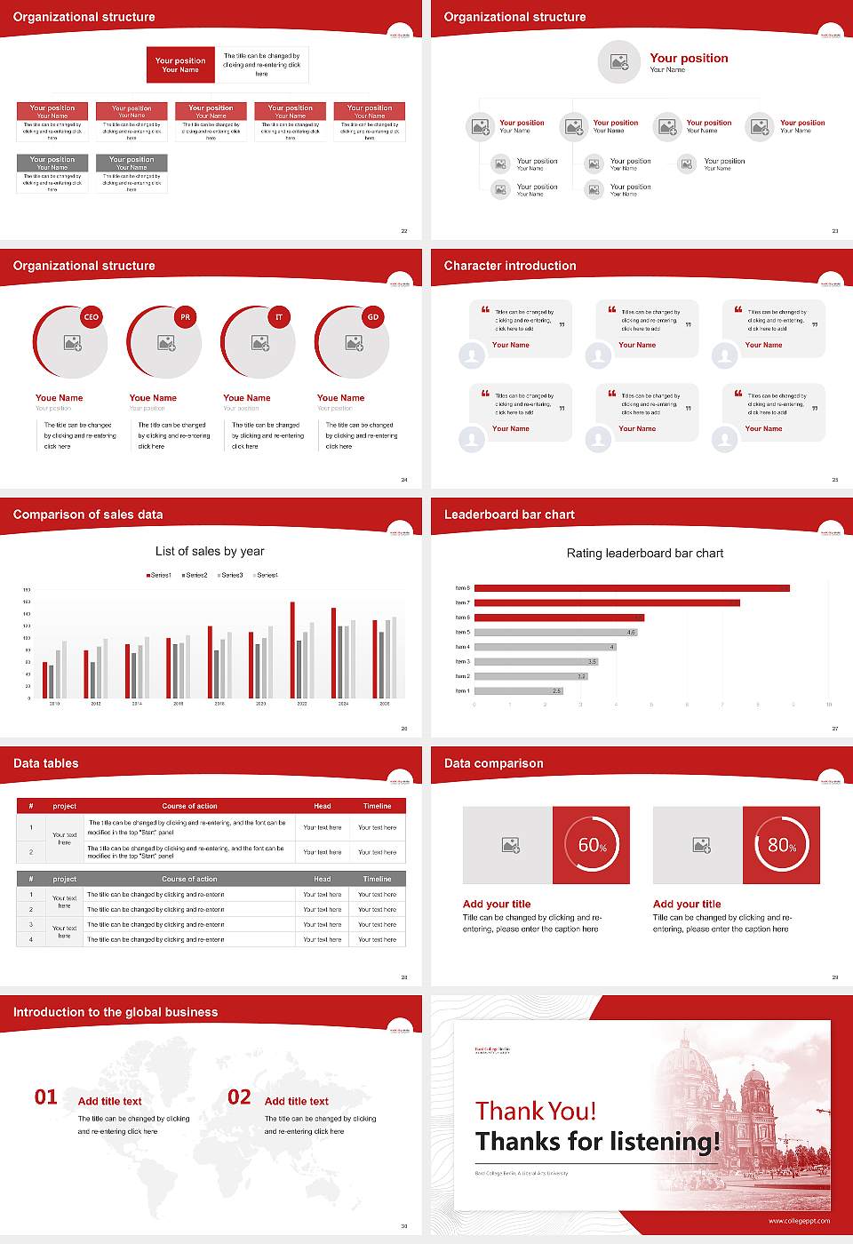 Bard College Berlin, A Liberal Arts University Academic Presentation/Research Findings Report PPT Template16:9 ratio PPT effect preview image4