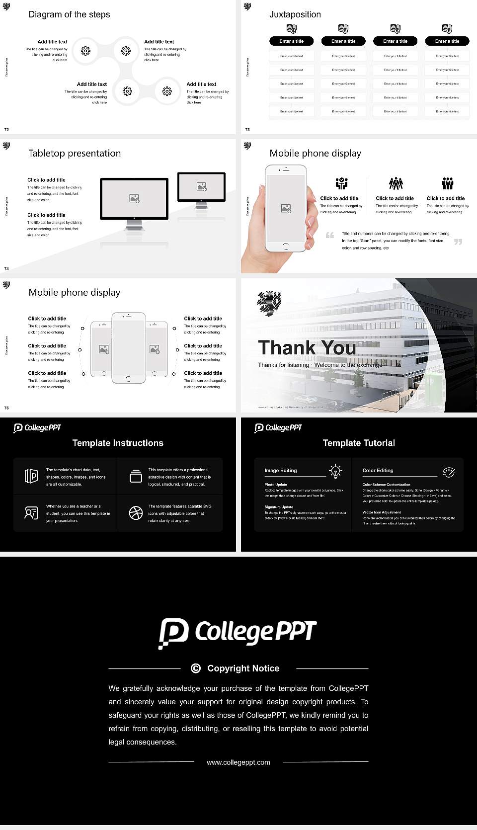 University of Wuppertal Competition/Entrepreneurship Contest PPT Template16:9 ratio PPT effect preview image9