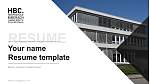 Biberach University of Applied Sciences Resume Templat PPT