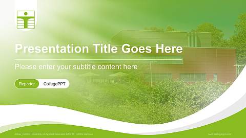 Zittau_Görlitz University of Applied Sciences – Görlitz campus Lecture Sharing and Networking Event PPT Template