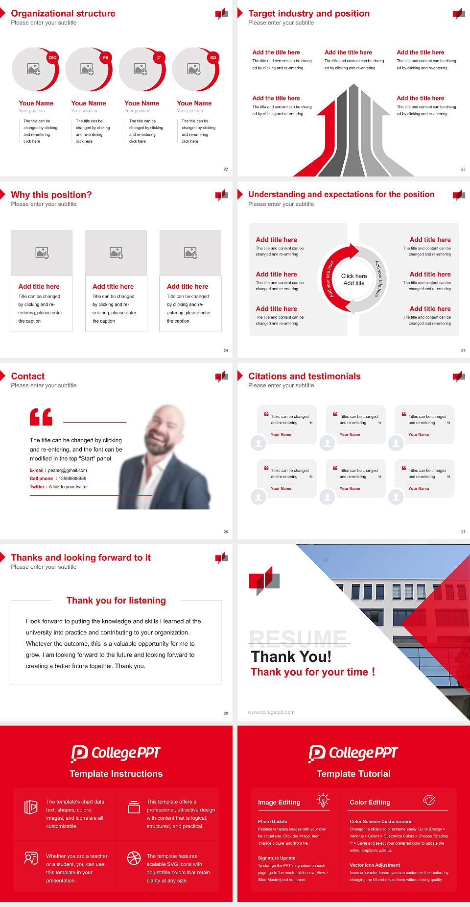 Baden-Württemberg Cooperative State University – Karlsruhe campus Resume PPT Template4:3 ratio PPT effect preview image4