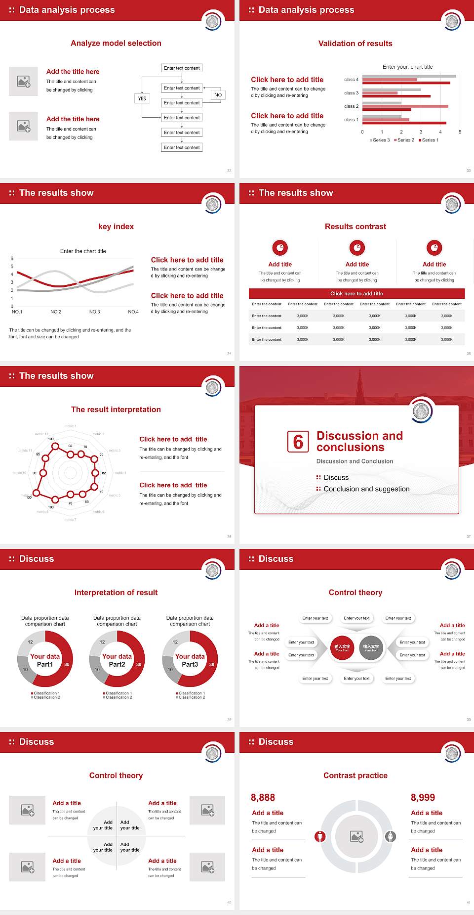 University of Greifswald Graduation Thesis Defense PPT Template4:3 ratio PPT effect preview image5