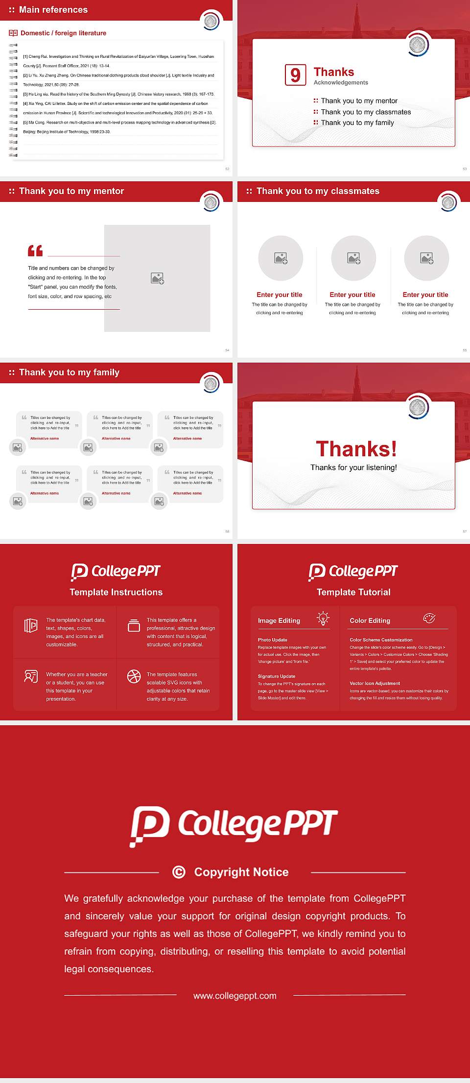 University of Greifswald Graduation Thesis Defense PPT Template4:3 ratio PPT effect preview image7