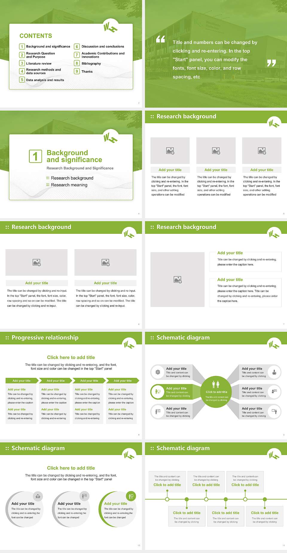Westphalian University of Applied Sciences Graduation Thesis Defense PPT Template4:3 ratio PPT effect preview image2