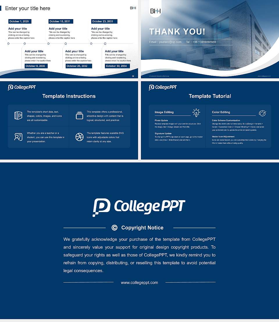Vocational University Hamburg Lecture Sharing and Networking Event PPT Template16:9 ratio PPT effect preview image4