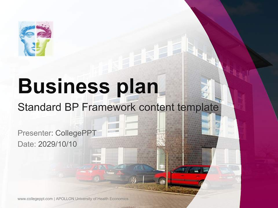 APOLLON University of Health Economics Competition/Entrepreneurship Contest PPT Template4:3 ratio PPT effect preview image9