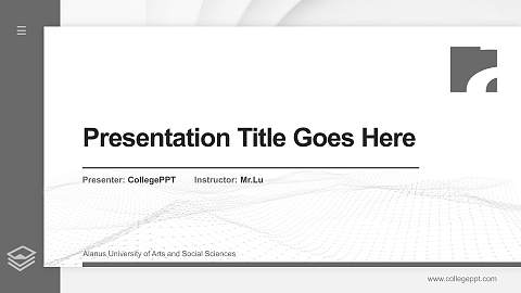 Alanus University of Arts and Social Sciences Thesis Proposal/Graduation Defense PPT Template