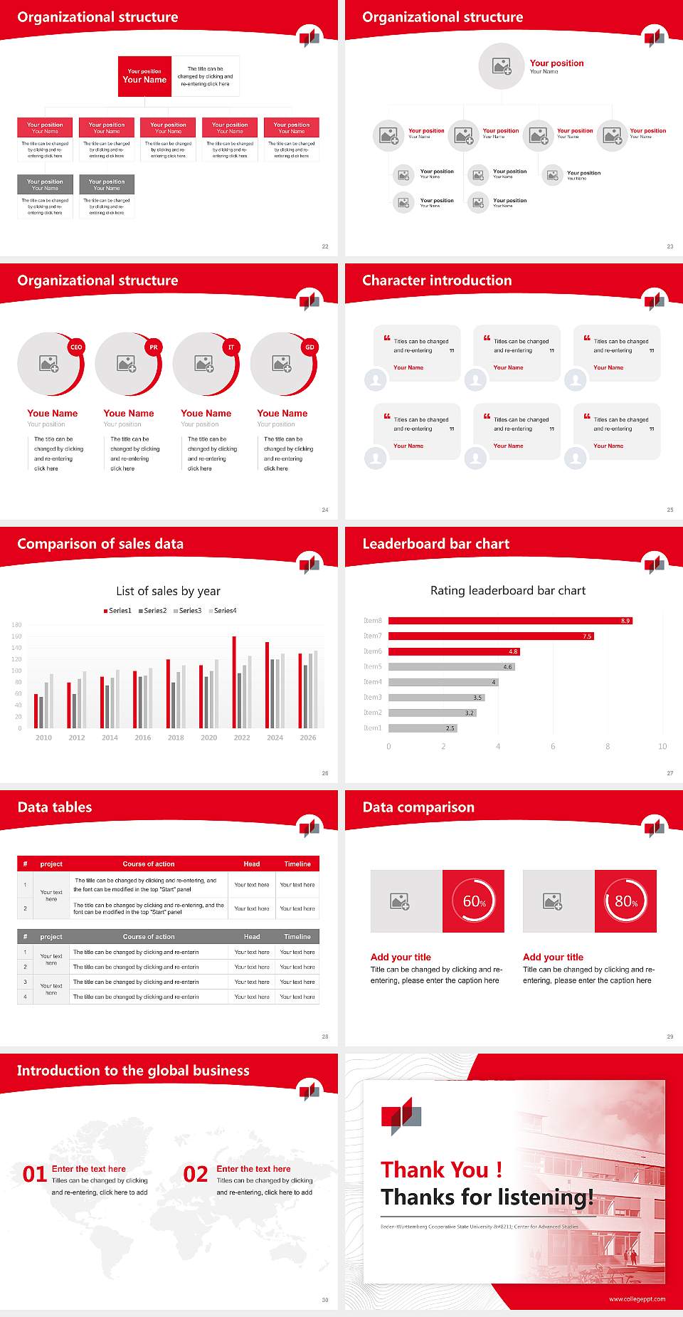 Baden-Württemberg Cooperative State University – Center for Advanced Studies Academic Presentation/Research Findings Report PPT Template4:3 ratio PPT effect preview image4