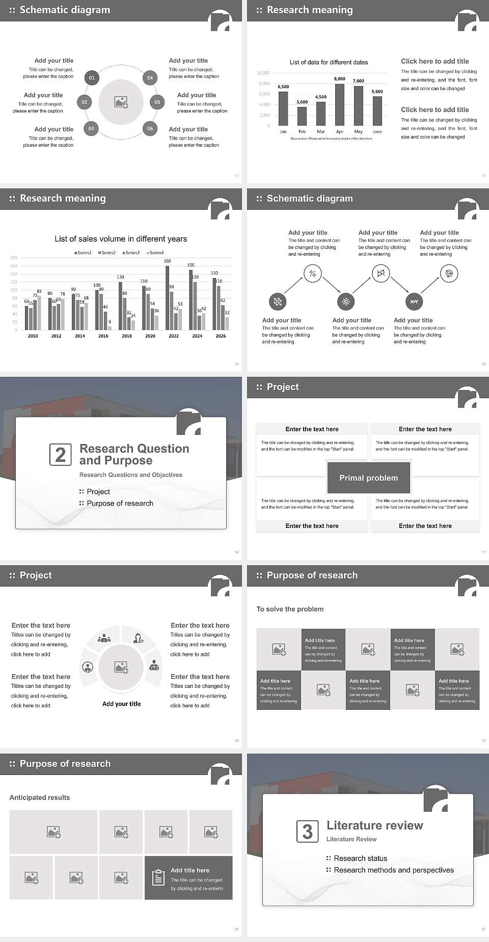 Alanus University of Arts and Social Sciences Graduation Thesis Defense PPT Template4:3 ratio PPT effect preview image3