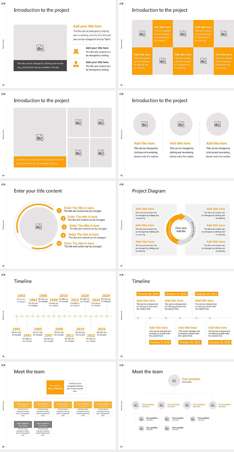 Augustana University Neuendettelsau Competition/Entrepreneurship Contest PPT Template4:3 ratio PPT effect preview image3