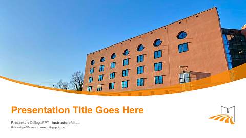 University of Passau Course/Courseware Creation PPT Template