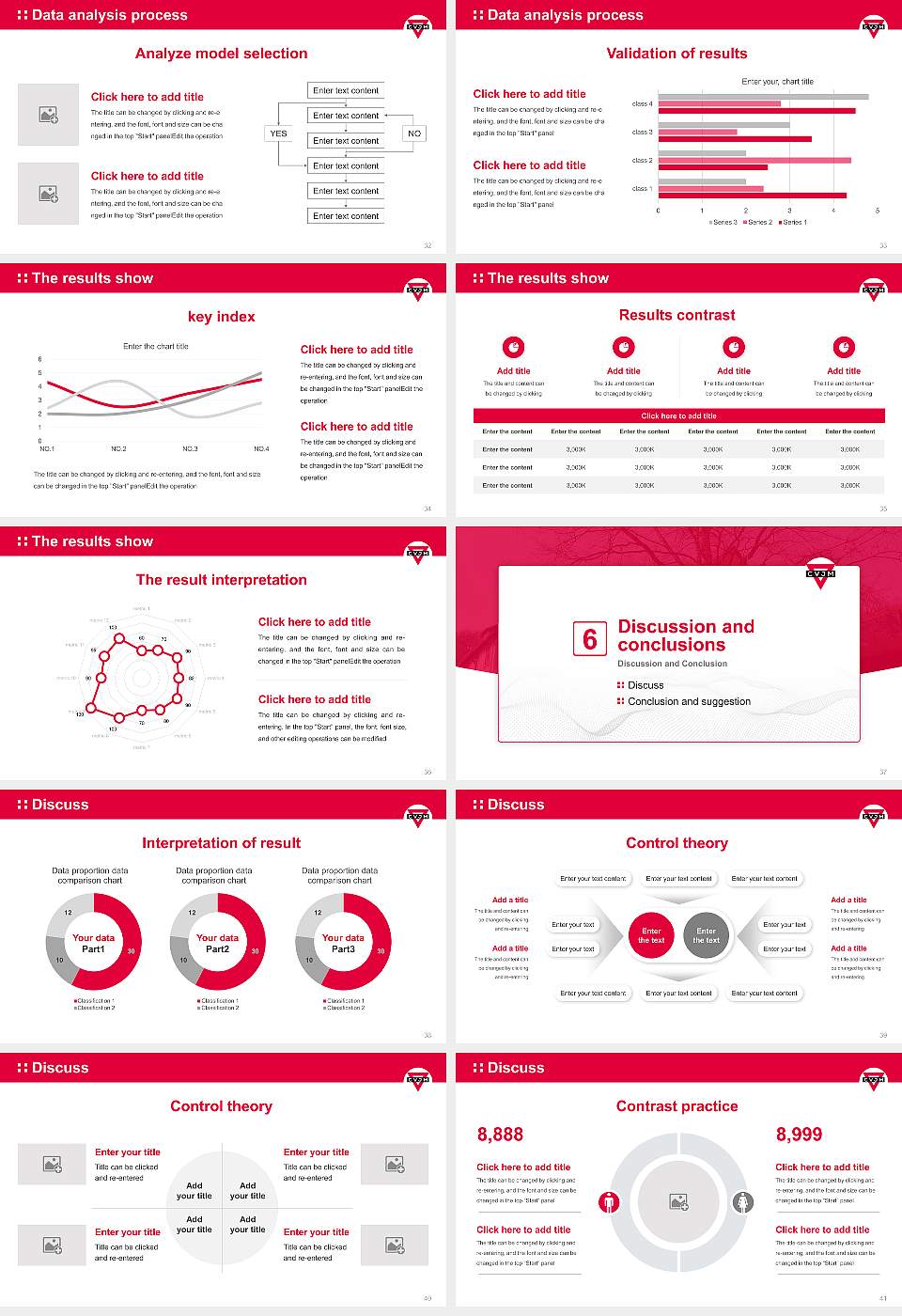 YMCA University of Applied Sciences Graduation Thesis Defense PPT Template16:9 ratio PPT effect preview image5