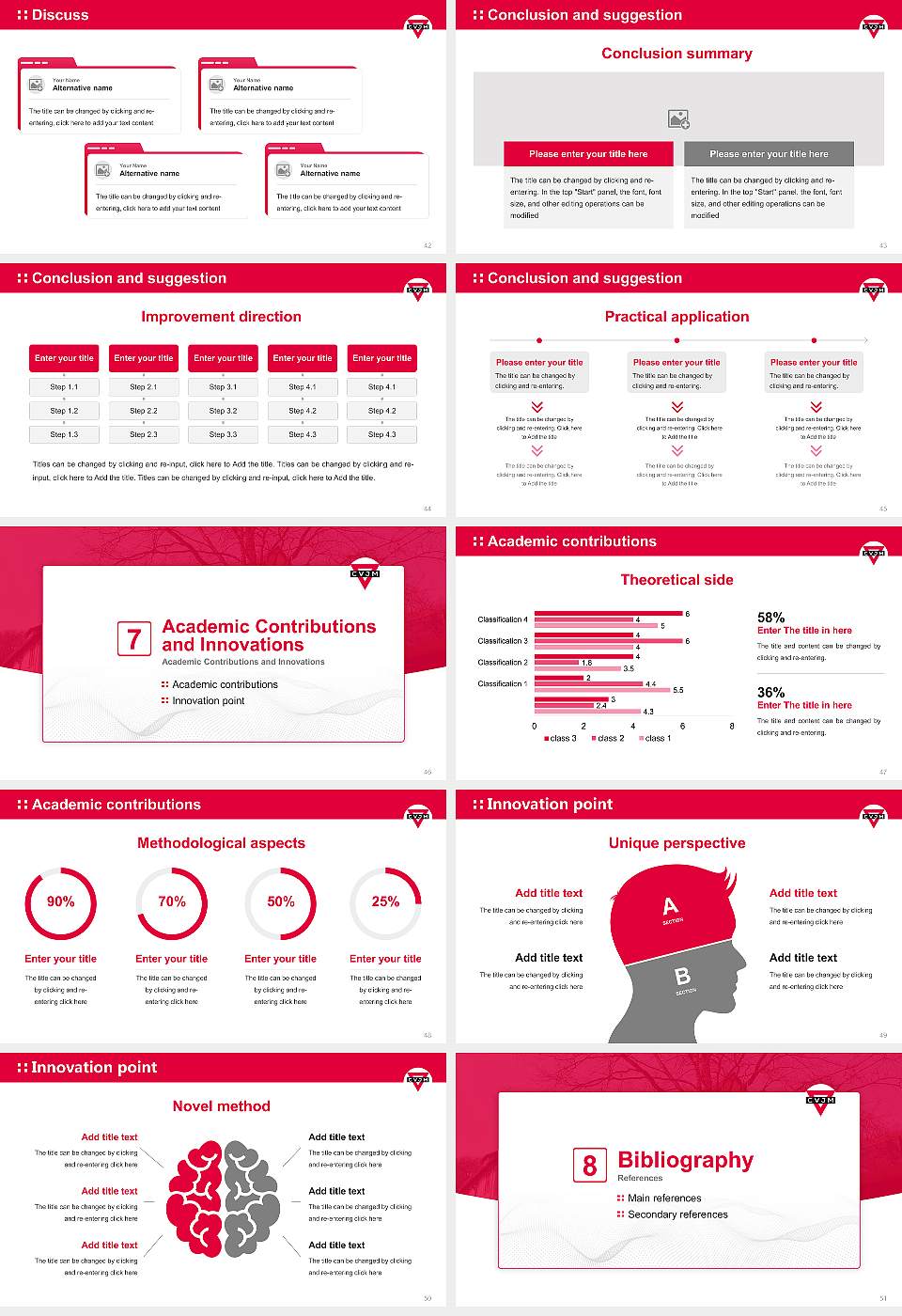 YMCA University of Applied Sciences Graduation Thesis Defense PPT Template16:9 ratio PPT effect preview image6