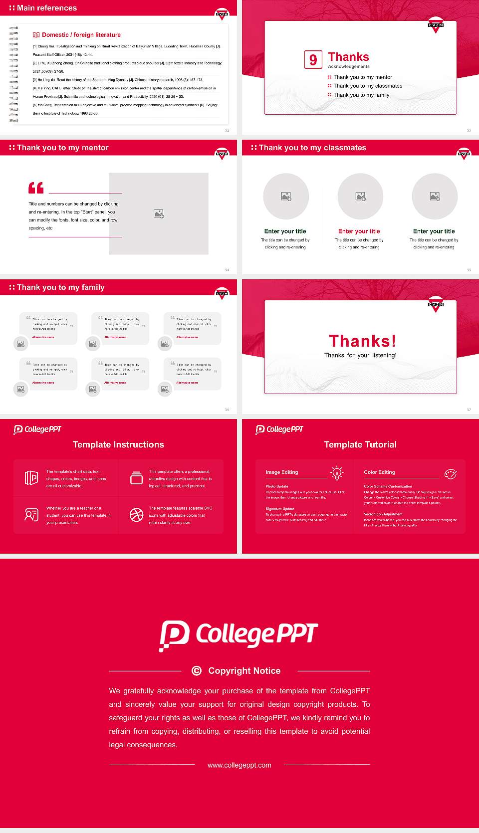 YMCA University of Applied Sciences Graduation Thesis Defense PPT Template16:9 ratio PPT effect preview image7
