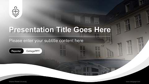 Vinzenz Pallotti University Lecture Sharing and Networking Event PPT Template
