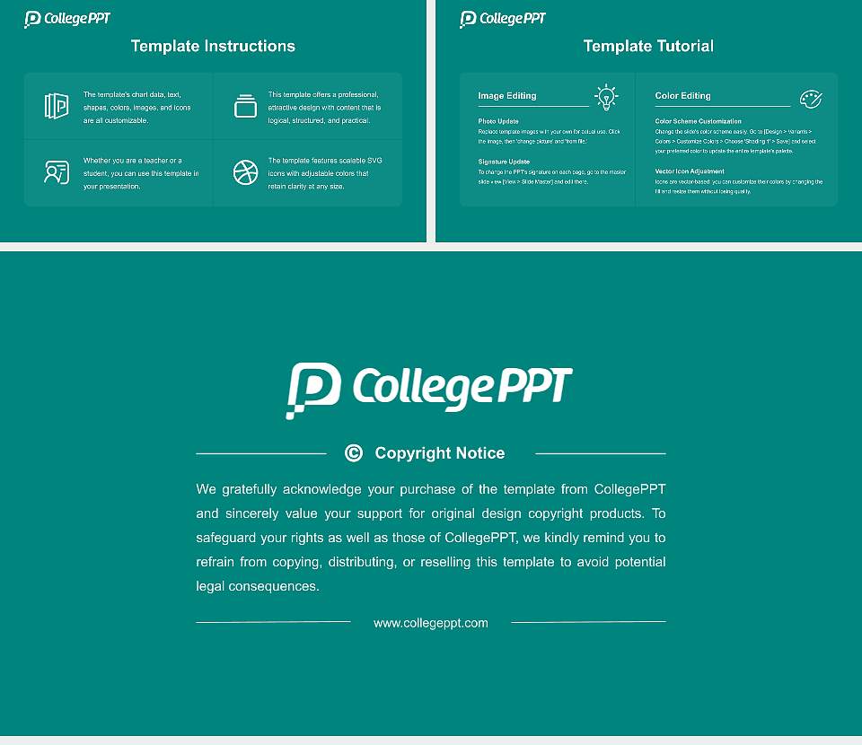 Aachen University of Applied Sciences Course/Courseware Creation PPT Template16:9 ratio PPT effect preview image5