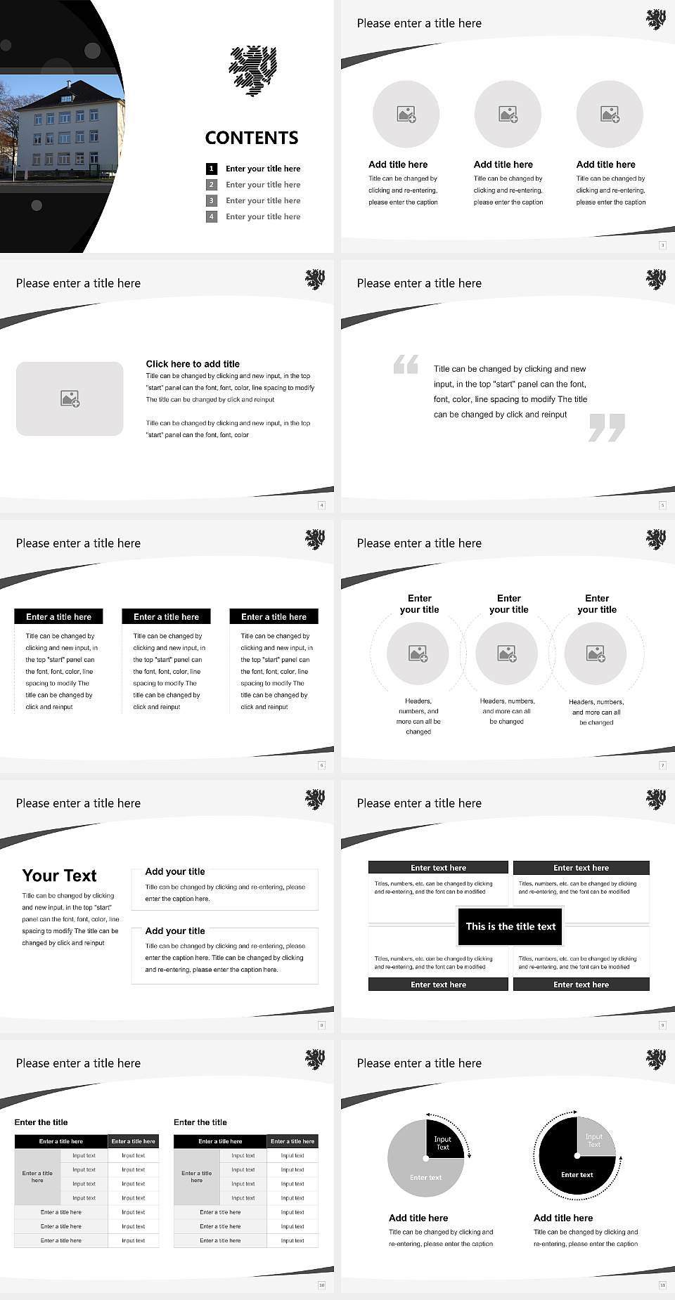 University of Wuppertal – Freudenberg campus Course/Courseware Creation PPT Template4:3 ratio PPT effect preview image2