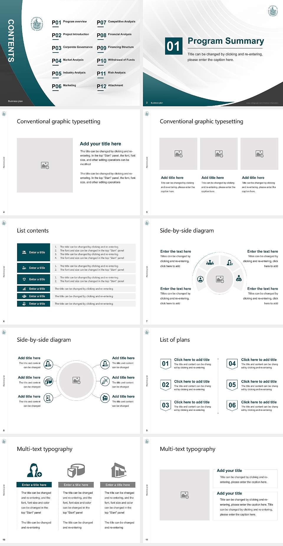 University of Lübeck Competition/Entrepreneurship Contest PPT Template4:3 ratio PPT effect preview image2