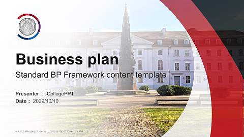 University of Greifswald Competition/Entrepreneurship Contest PPT Template