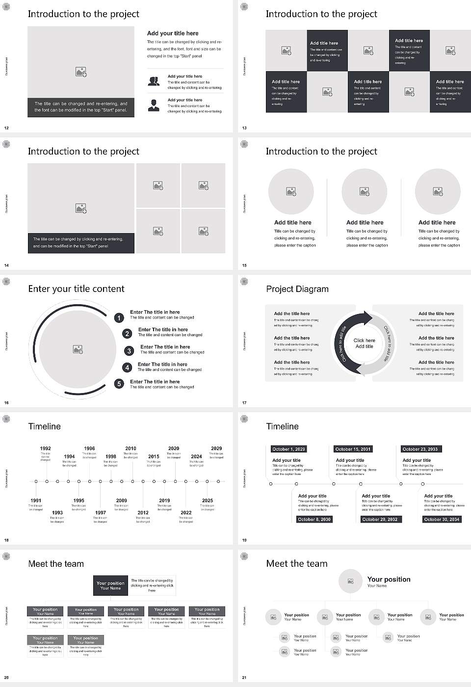 University of Stuttgart – Stadtmitte campus Competition/Entrepreneurship Contest PPT Template16:9 ratio PPT effect preview image3