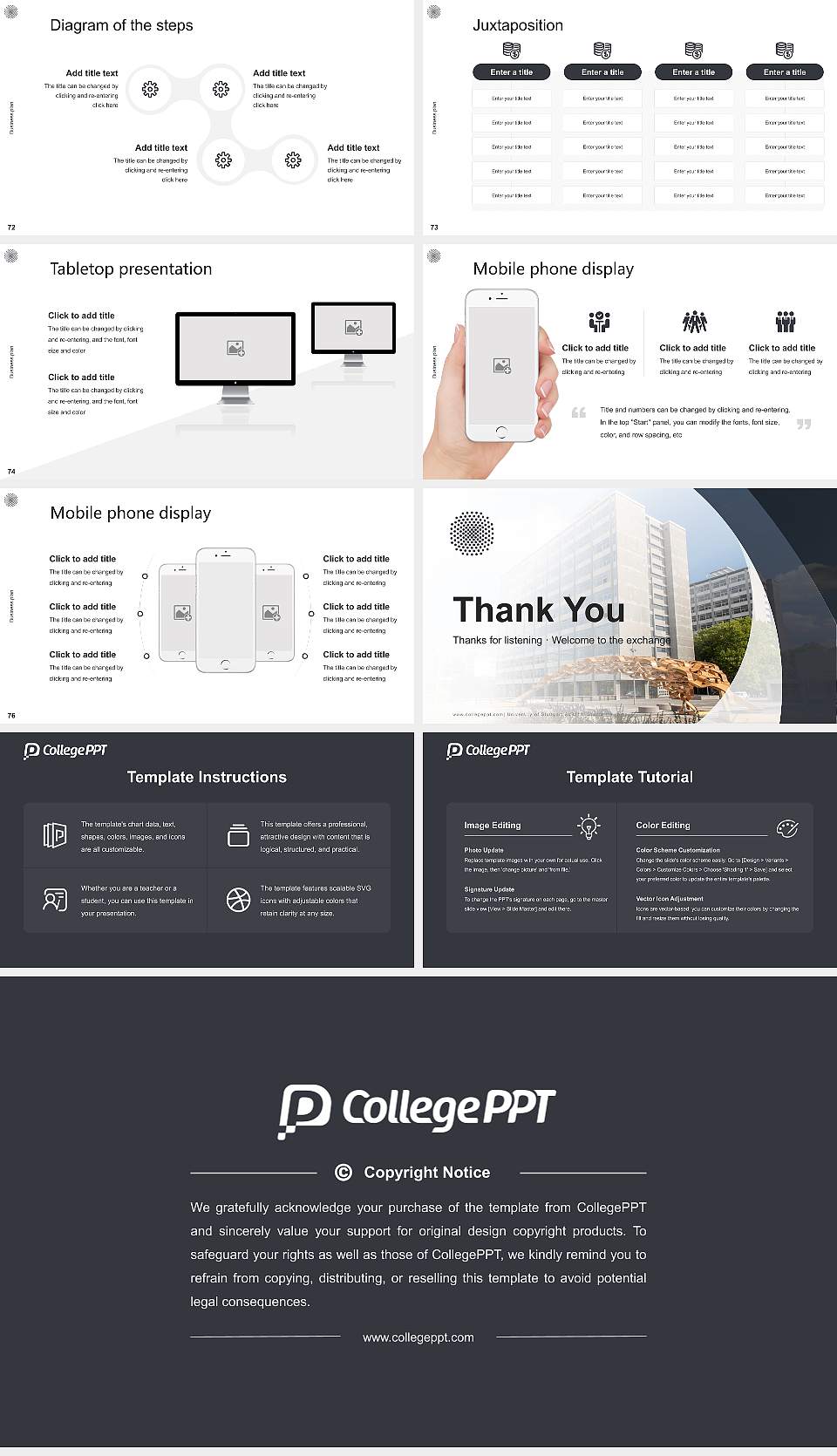 University of Stuttgart – Stadtmitte campus Competition/Entrepreneurship Contest PPT Template16:9 ratio PPT effect preview image9