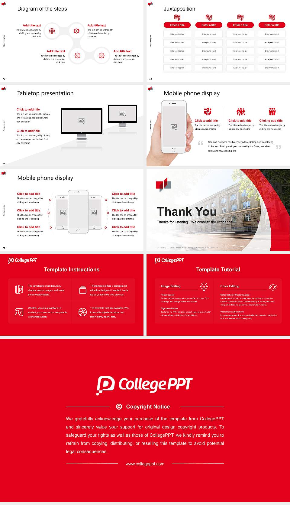 Baden-Württemberg Cooperative State University Competition/Entrepreneurship Contest PPT Template16:9 ratio PPT effect preview image9