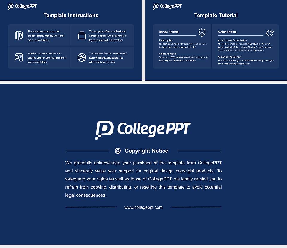 University of Music Würzburg Course/Courseware Creation PPT Template16:9 ratio PPT effect preview image5