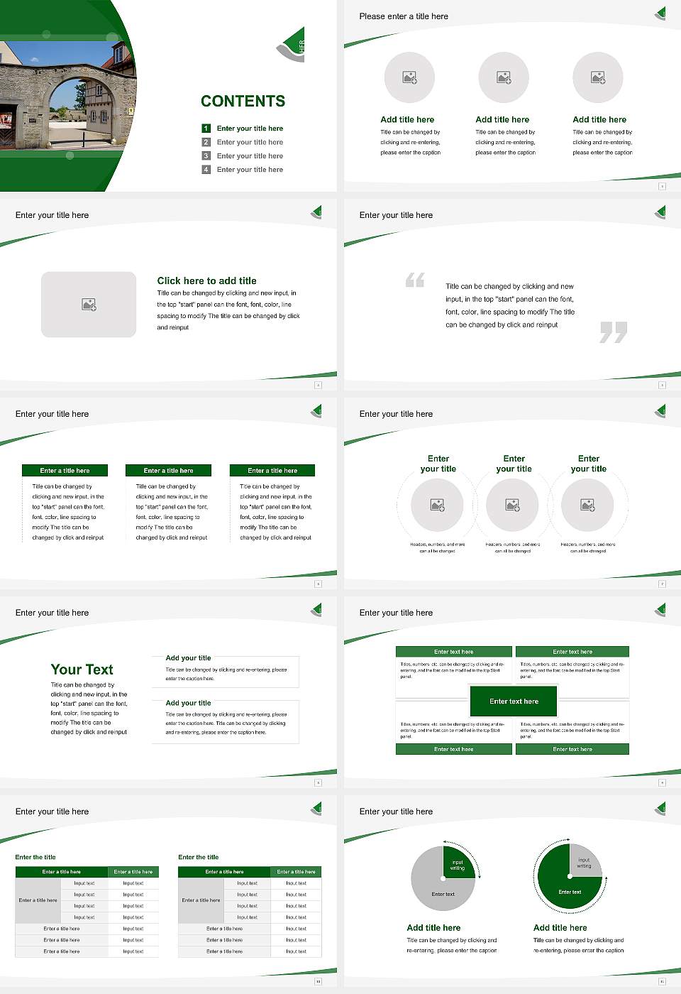 University of Forestry Rottenburg Course/Courseware Creation PPT Template16:9 ratio PPT effect preview image2