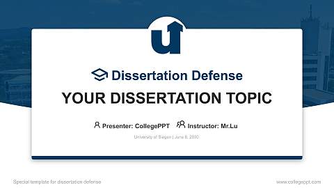University of Siegen Graduation Thesis Defense PPT Template