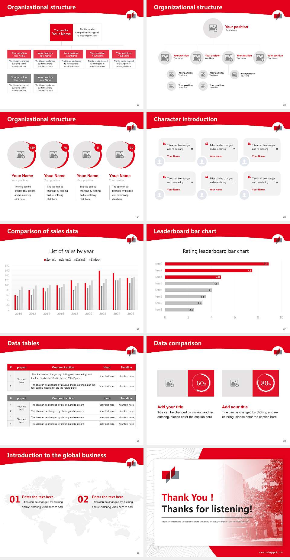 Baden-Württemberg Cooperative State University – Villingen-Schwenningen campus Academic Presentation/Research Findings Report PPT Template4:3 ratio PPT effect preview image4