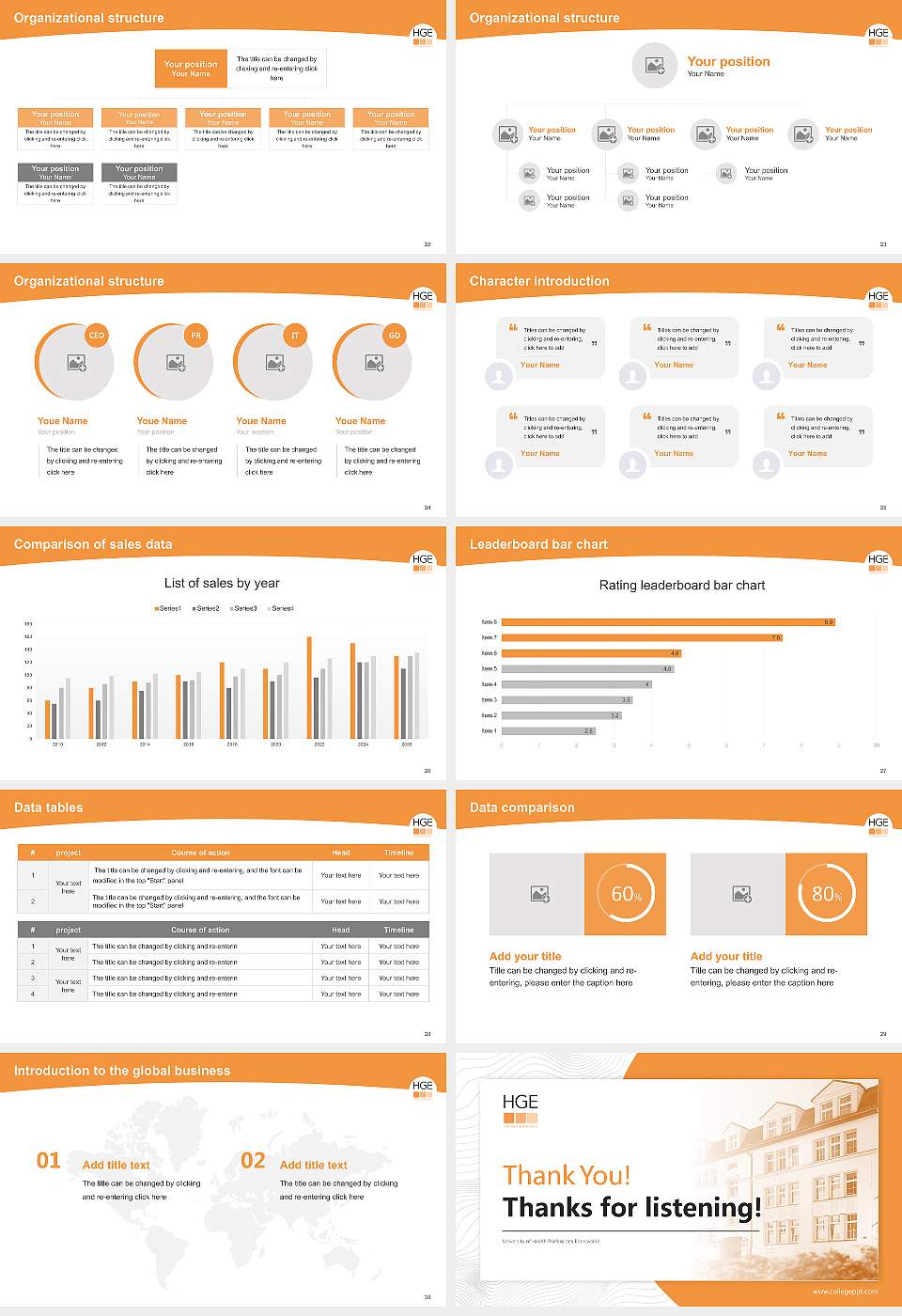 University of Health Professions Eberswalde Academic Presentation/Research Findings Report PPT Template16:9 ratio PPT effect preview image4