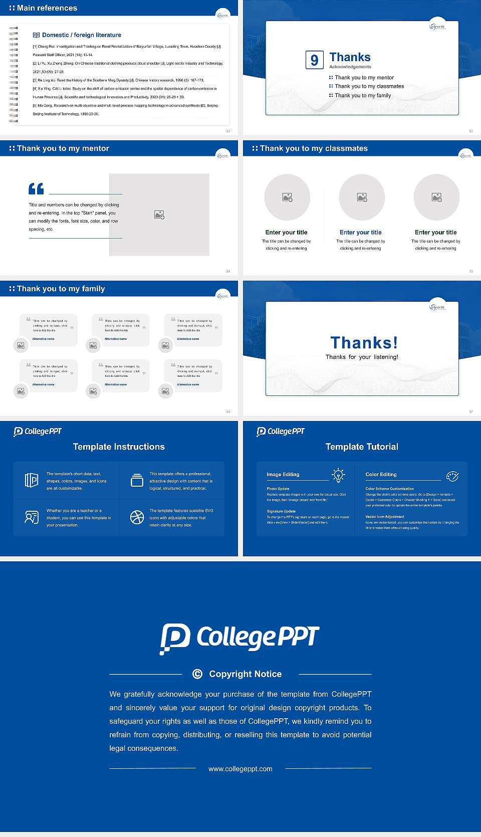 Witten_Herdecke University Graduation Thesis Defense PPT Template16:9 ratio PPT effect preview image7